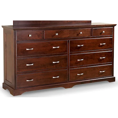 Solid Wood 7 Drawer Dresser